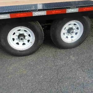 BWise 8 x 24 Deckover Equipment Trailer Wedge Style Ramps, bwise 8x24 equipment trailer for sale at AnchorBox (view 4)