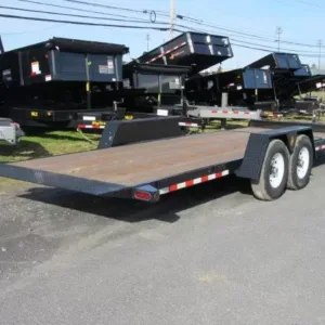 BWise 7 x 22 Low Profile Split Tilt Equipment Trailer Gravity Tilt, bwise 7x22 equipment trailer for sale at AnchorBox (view 2)