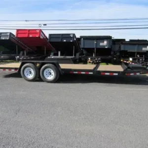 BWise 7 x 22 Low Profile Split Tilt Equipment Trailer Gravity Tilt, bwise 7x22 equipment trailer for sale at AnchorBox (view 4)