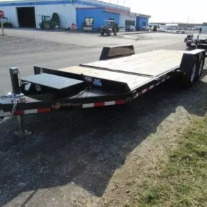 BWise 7 x 22 Low Profile Split Tilt Equipment Trailer Gravity Tilt, bwise 7x22 equipment trailer for sale at AnchorBox (view 5)