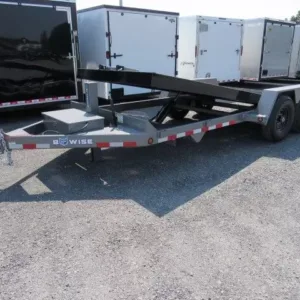 BWise 7 x 20 Low Profile Full Tilt Equipment Trailer Hydraulic Tilt, bwise 7x20 equipment trailer for sale at AnchorBox (view 2)