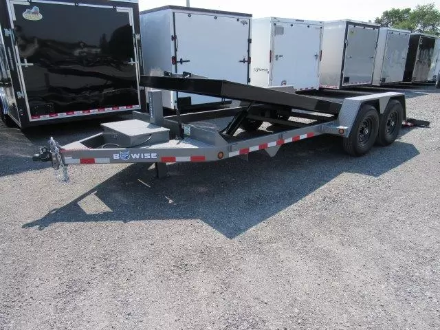BWise 7 x 20 Low Profile Full Tilt Equipment Trailer Hydraulic Tilt BWise 7 x 20 Low Profile Full Tilt Equipment Trailer Hydraulic Tilt, bwise 7x20 equipment trailer for sale at AnchorBox (view 2)