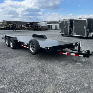 CAM Superline 7 x 20 Steel Deck Car Hauler, 7x20 open car hauler for sale at AnchorBox (view 2)