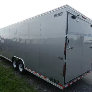 Car Mate 8.5 x 38 Enclosed Gooseneck Trailer, 8.5x38 gooseneck trailer for sale at AnchorBox (view 5)