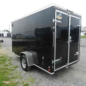 Covered Wagon 6 x 12 Enclosed Trailer, covered 6x12 enclosed cargo trailer for sale at AnchorBox (view 2)