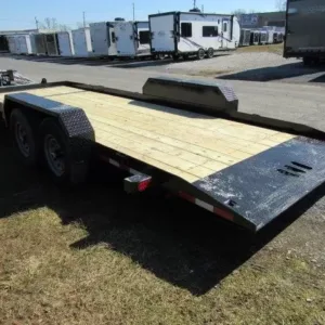 CAM Superline 7 x 21 Low Profile Equipment Trailer Split Tilt, 7x21 equipment trailer for sale at AnchorBox (view 3)