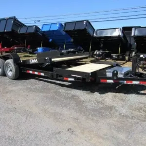 CAM Superline 7 x 21 Low Profile Equipment Trailer Split Tilt, 7x21 equipment trailer for sale at AnchorBox (view 4)