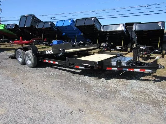 CAM Superline 7 x 21 Low Profile Equipment Trailer Split Tilt CAM Superline 7 x 21 Low Profile Equipment Trailer Split Tilt, 7x21 equipment trailer for sale at AnchorBox (view 4)