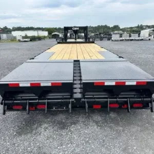 CAM Superline 8 x 25 Gooseneck Deckover Equipment Trailer, 8x25 equipment trailer for sale at AnchorBox (view 4)