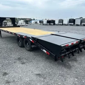 CAM Superline 8 x 25 Gooseneck Deckover Equipment Trailer, 8x25 equipment trailer for sale at AnchorBox (view 3)
