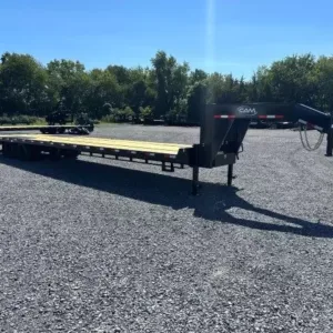 CAM Superline 8 x 35 Deckover Gooseneck Equipment Trailer, 8x35 gooseneck trailer for sale at AnchorBox (view 5)