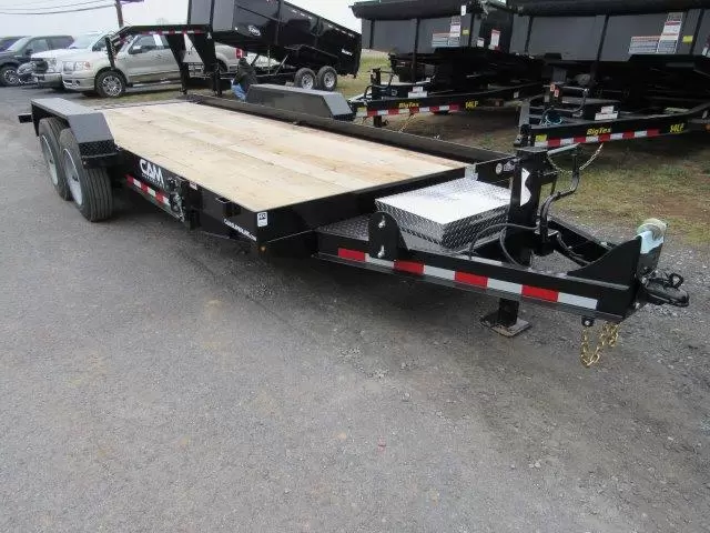 CAM Superline 7 x 20 Equipment Trailer Full Tilt Deck Cam 7x20 Equipment Trailer for sale at AnchorBox Containers