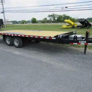 Cam 8 x 22 Deckover Equipment Trailer for sale at AnchorBox Containers