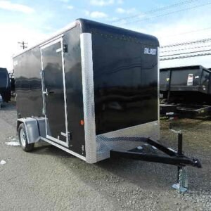 Car 6 x 12 Enclosed Cargo Trailer for sale at AnchorBox Containers