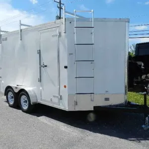 Car 7 x 12 Enclosed Trailer for sale at AnchorBox Containers