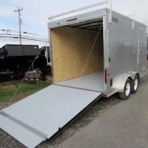 Car Mate 7 x 14 Enclosed Contractor Trailer, car 7x14 contractor trailer for sale at AnchorBox (view 3)