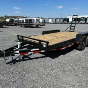 Carry On 7 x 16 Equipment Trailer Ladder Ramps, 7x16 equipment trailer for sale at AnchorBox (view 4)