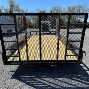 Carry-On 7 x 16 Landscape Utility Trailer - Side ATV Ramp, carry 7x16 powersport trailer for sale at AnchorBox (view 2)