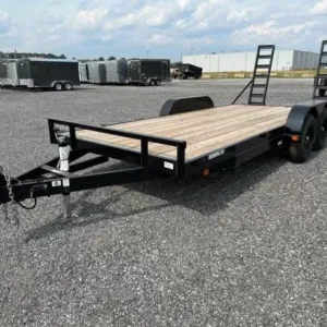 Carry On 7 x 18 Low Profile Equipment Trailer Ladder Ramps, profile 7x18 equipment trailer for sale at AnchorBox (view 4)