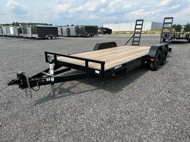 Carry On 7 x 18 Low Profile Equipment Trailer Ladder Ramps Carry On 7 x 18 Low Profile Equipment Trailer Ladder Ramps, profile 7x18 equipment trailer for sale at AnchorBox (view 4)
