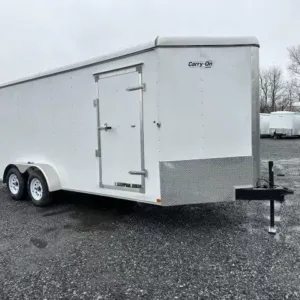 7x18 Enclosed Car Hauler for sale at AnchorBox Containers