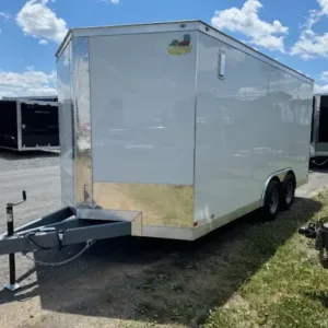 Covered Wagon 8.5 x 16 Enclosed Trailer - Landscape Package, 8.5x16 enclosed car hauler for sale at AnchorBox (view 2)