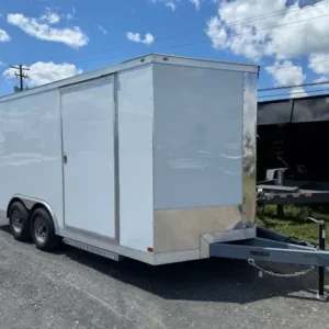Covered Wagon 8.5 x 16 Enclosed Trailer - Landscape Package, 8.5x16 enclosed car hauler for sale at AnchorBox (view 3)