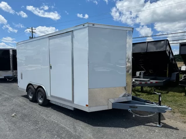Covered Wagon 8.5 x 16 Enclosed Trailer - Landscape Package Covered 8 5 x Enclosed Trailer for sale at AnchorBox Containers