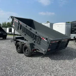 Covered Wagon 6 x 12 Prospector Dump Trailer, covered 6x12 dump trailer for sale at AnchorBox (view 2)