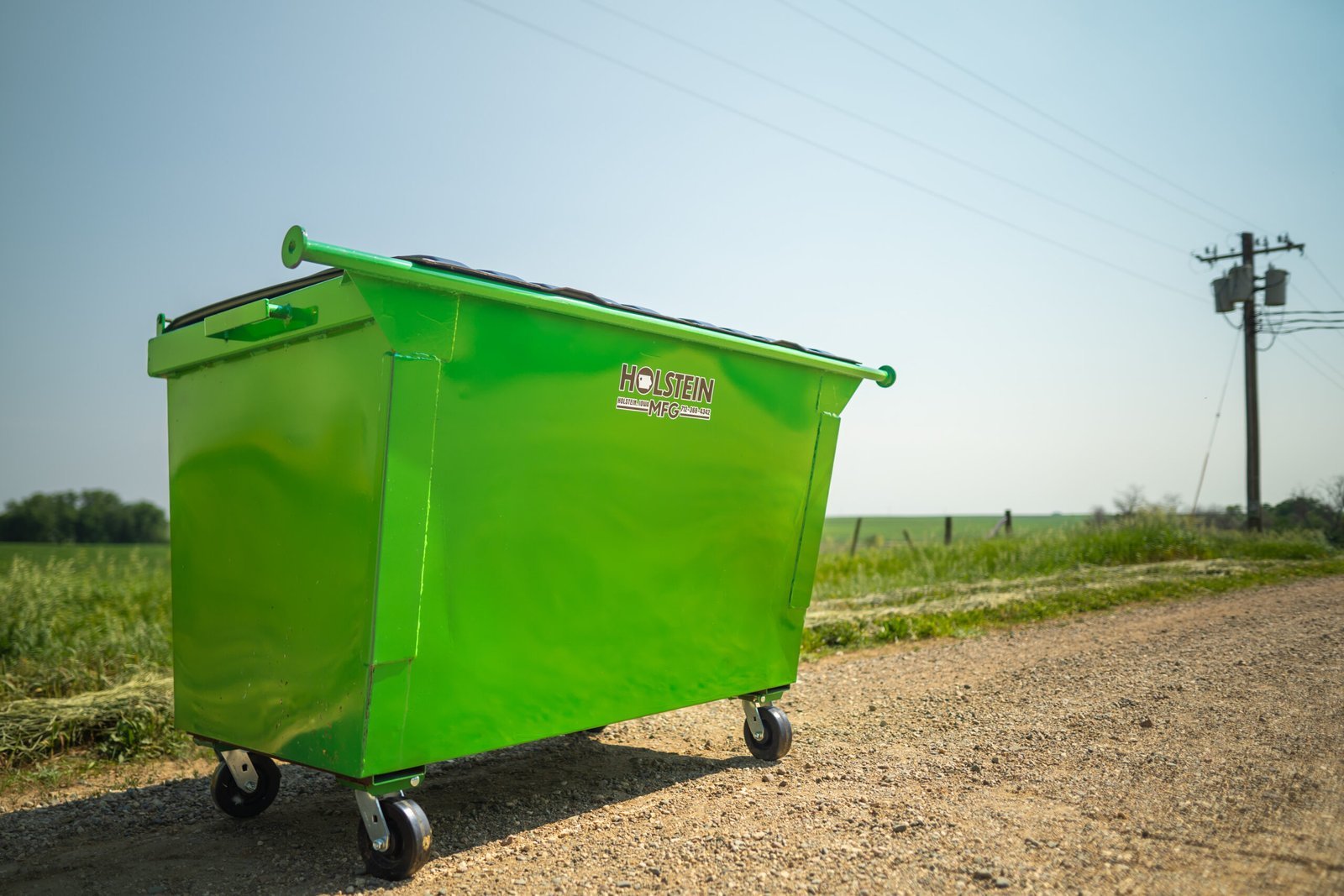 Dumpster - 1.5 or 2 Cubic Yards Dumpster - 1.5 or 2 Cubic Yards, dump trailer for sale at AnchorBox (view 2)
