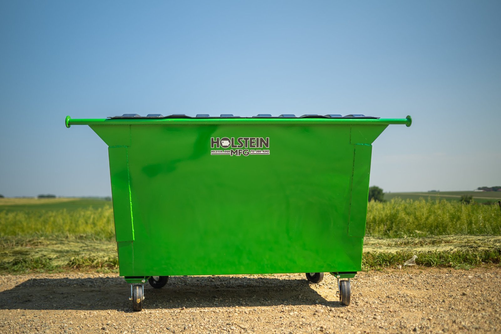 Dumpster - 1.5 or 2 Cubic Yards Dumpster - 1.5 or 2 Cubic Yards, dump trailer for sale at AnchorBox (view 3)
