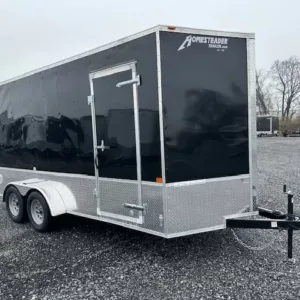 Used Homesteader 7 x 16 Enclosed Cargo Trailer for sale at AnchorBox Containers