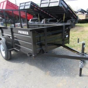 Premier 5 x 8 Utility Trailer Landscape for sale at AnchorBox Containers