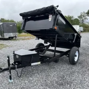 Premier 5 x 8 Low Profile Dump Trailer, premier 5x8 dump trailer for sale at AnchorBox (view 2)