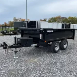 Premier 6 x 10 Deckover Dump Trailer 9990 GVW, deckover 6x10 dump trailer for sale at AnchorBox (view 2)