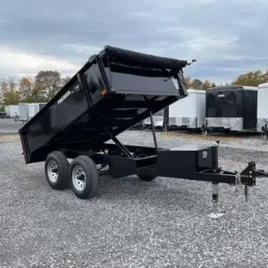 Premier 6 x 10 Deckover Dump Trailer 9990 GVW, deckover 6x10 dump trailer for sale at AnchorBox (view 5)