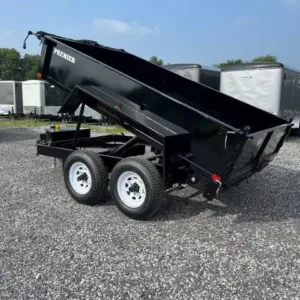 Premier 6 x 10 Low Profile Dump Trailer Ladder Ramps, premier 6x10 dump trailer for sale at AnchorBox (view 4)