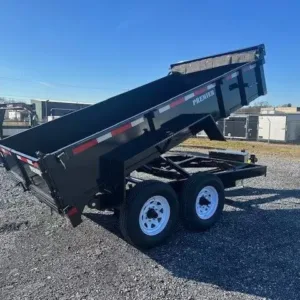 Premier 7 x 12 Low Profile Dump Trailer 12000 lb GVW, premier 7x12 dump trailer for sale at AnchorBox (view 5)