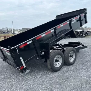 Premier 7 x 14 Low Profile Dump Trailer, premier 7x14 dump trailer for sale at AnchorBox (view 2)