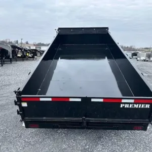 Premier 7 x 14 Low Profile Dump Trailer, premier 7x14 dump trailer for sale at AnchorBox (view 3)
