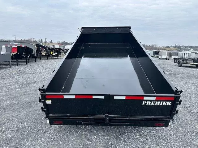 Premier 7 x 14 Low Profile Dump Trailer Premier 7 x 14 Low Profile Dump Trailer, premier 7x14 dump trailer for sale at AnchorBox (view 3)