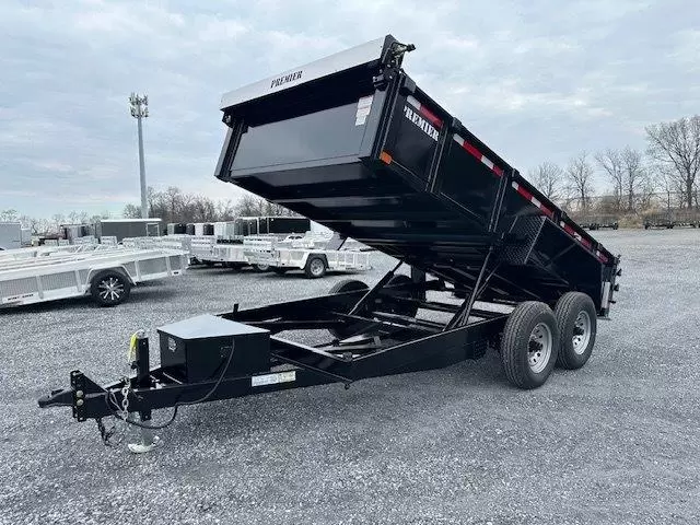 Premier 7 x 14 Low Profile Dump Trailer Premier 7 x 14 Low Profile Dump Trailer, premier 7x14 dump trailer for sale at AnchorBox (view 5)