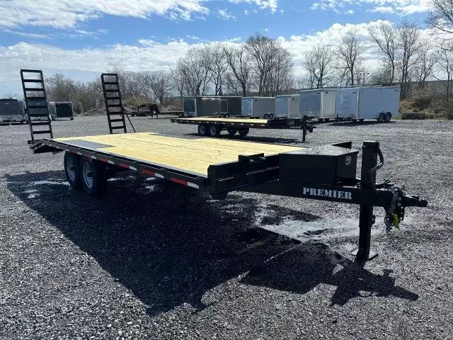 Premier 8.5 x 22 Deckover Equipment Trailer 8.5x22 Equipment Trailer for sale at AnchorBox Containers