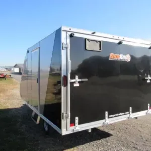 Sno Pro 8.5 x 12 Hybrid Enclosed Trailer Snowmobile Trailer, 8.5x12 enclosed car hauler for sale at AnchorBox (view 3)