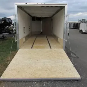 Sno Pro 7.5 x 18 Snowmobile Trailer All Aluminum, 7.5x18 enclosed cargo trailer for sale at AnchorBox (view 3)