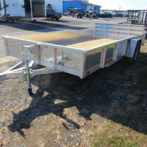 Sport Haven 7×14 Aluminum Utility Trailer - ATP Sides, 7x14 utility trailer for sale at AnchorBox (view 2)