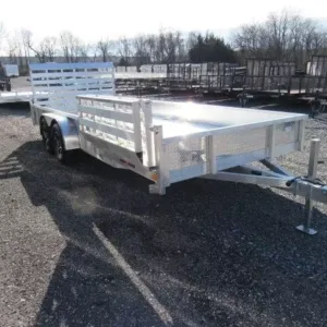 Sport Haven 7×18 Aluminum Landscape Trailer Side, 7x18 aluminum trailer for sale at AnchorBox (view 3)