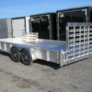 Sport Haven 7×18 Aluminum Landscape Trailer Side, 7x18 aluminum trailer for sale at AnchorBox (view 5)