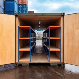 40Ft X 8Ft One Trip Tunnel Container Double End Door, one shipping container for sale at AnchorBox (view 2)
