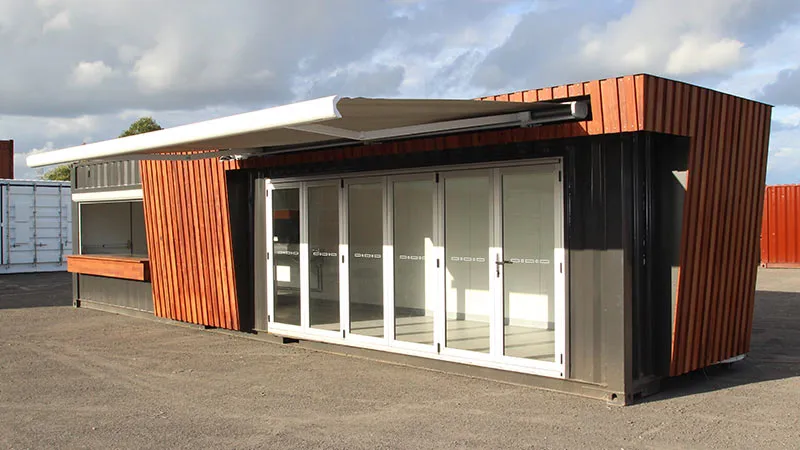 Shipping Container Cafes Cafes Shipping Container for sale at AnchorBox Containers